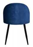 Krzesło Soul aksamitne granatowe