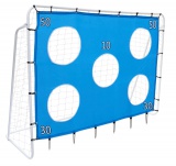 Bramka piłkarska z matą celowniczą 213x152 cm