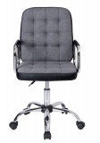 Fotel biurowy kosmetyczny KARLOS szaro-czarny