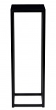 Kwietnik metalowy PIATTO 60 cm czarny