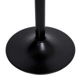 Hoker krzesło barowe GORDON BLACK ciemnozielone Velvet