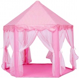 Namiot domek pałac różowy do domu ogrodu