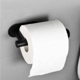 Loftowy uchwyt na papier toaletowy DERES czarny