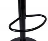 Hoker krzesło barowe GRAPPO BLACK ciemnozielone Velvet