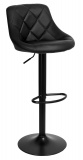 Hoker krzesło barowe CYDRO BLACK czarne