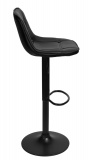 Hoker krzesło barowe BELFAST czarne