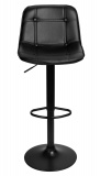 Hoker krzesło barowe BELFAST czarne