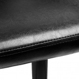 Hoker krzesło barowe FONTANA orzech czarne