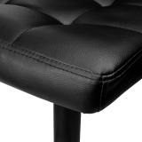 Hoker krzesło barowe ARAKO BLACK czarne