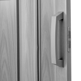 Drzwi harmonijkowe 004-100-07 szary dąb 100 cm