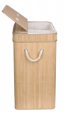 Kosz bambusowy pojemnik na pranie SOREN 100L 2 komory natural