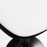 Hoker krzesło barowe DEVON czarno-biały