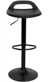 Hoker krzesło barowe DEVON czarne