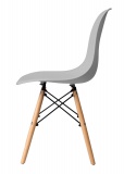 Zestaw krzeseł skandynawskich DSR Paris 4 sztuki szare