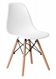 Zestaw krzeseł skandynawskich DSR Paris 4 sztuki białe