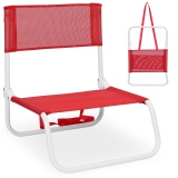 Krzesełko turystyczne plażowe DARON czerwone