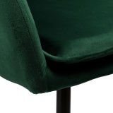 Krzesło tapicerowane SEVILLA ciemnozielone Velvet