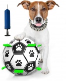 Piłka futbolowa dla psa z uchwytami Ronald