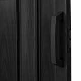 Drzwi harmonijkowe 004 - 90 cm - 08 czarny dąb