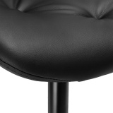 Krzesło tapicerowane ELIOT do jadalni czarne
