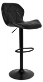 Hoker krzesło barowe GORDON BLACK czarne