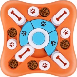 Interaktywne puzzle dla psa zabawka PONGO pomarańczowy